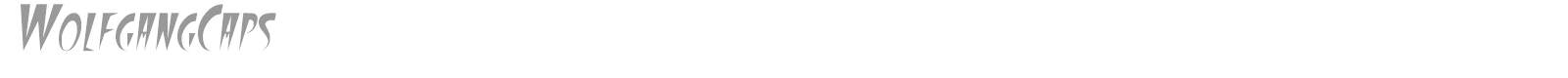 WolfgangCaps font preview